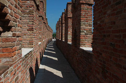 Castelvecchio: camminamento
