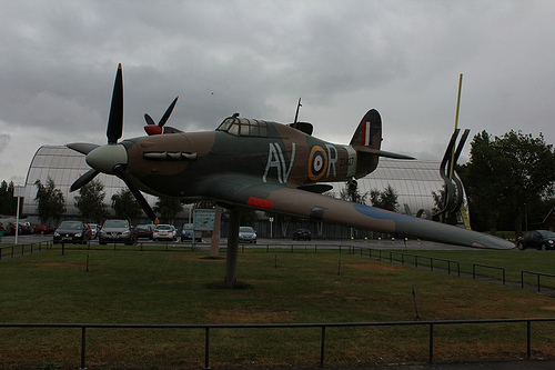 RAF Museum: aereo all'entrata
