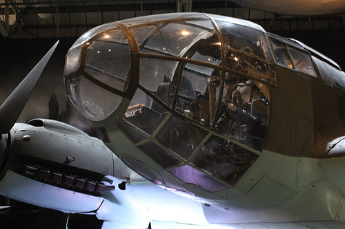 RAF Museum: particolare di "muso" di aereo