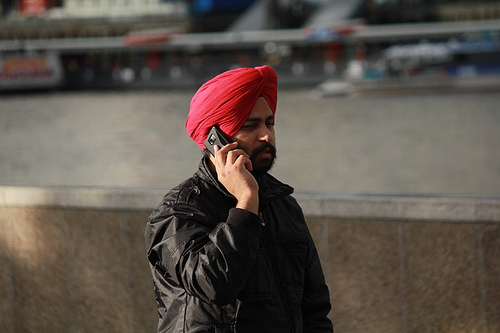 Al telefono lungo il Tamigi