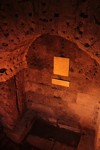 Castel Sant'Angelo: la "stanza delle urne cinerarie"