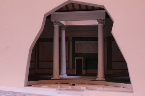 Particolare di casa romana