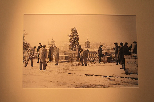 Terrazza del Pincio: nevicata del '56