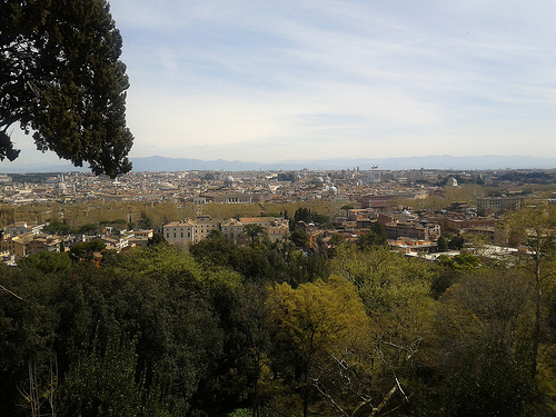 Gianicolo: vista su Roma