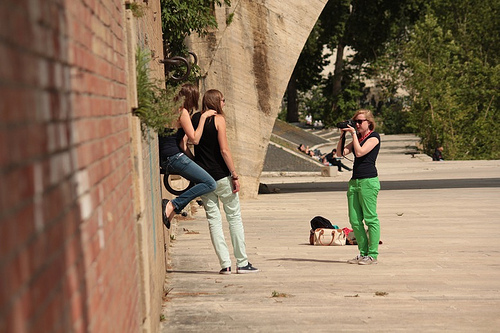 People in Roma: Isola Tiberina