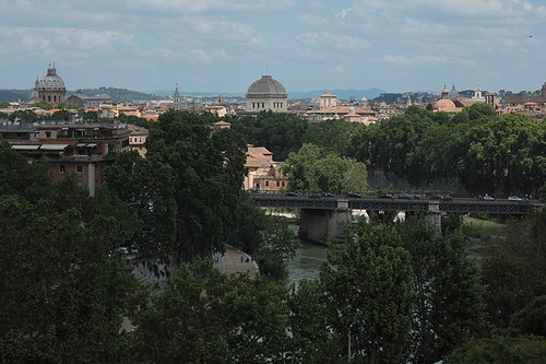 Giardino degli aranci: panorama