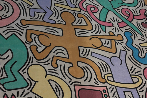Affresco di Keith Haring