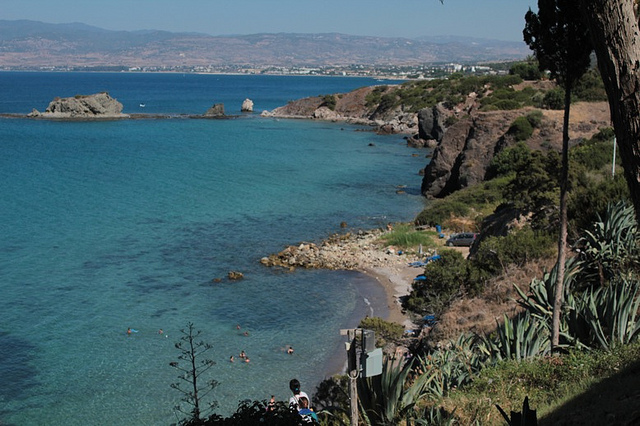 Bagni di Afrodite: la spiaggia e l'acqua cristallina