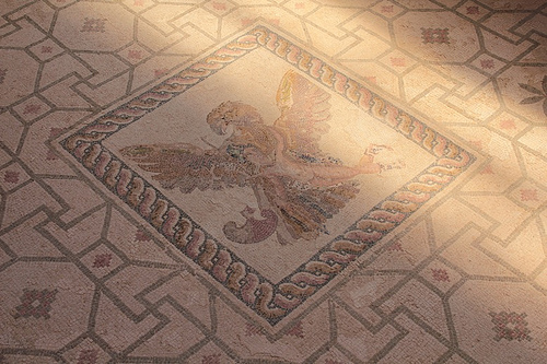 Paphos, Parco archeologico: mosaici della casa di dioniso
