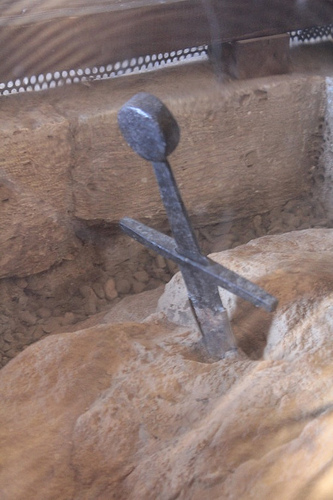 Cappella di Montesiepi: spada nella roccia