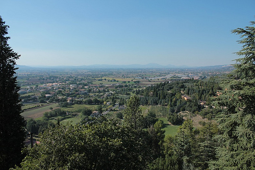 Dal belvedere di Spello