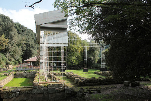 Santuario di Apollo: ricostruzione del  tempio