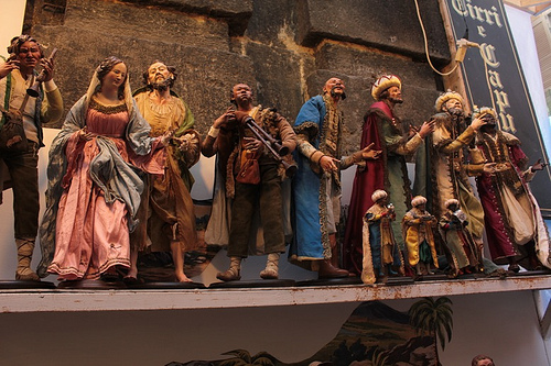 alcune delle statue