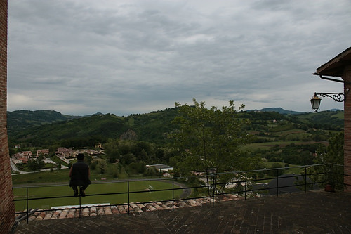 Sarnano: attesa con panorama