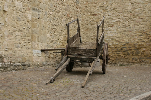 Bevagna: antico carretto