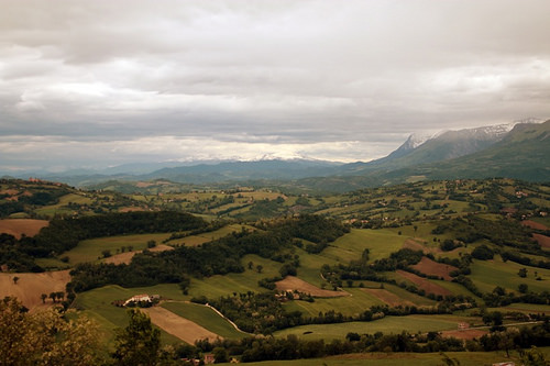 San Ginesio: il panorama marchigiano