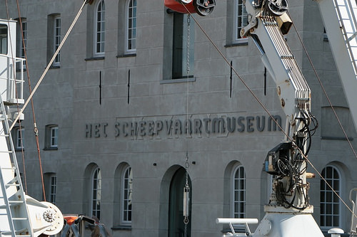 Museo Navale Olandese: il nome sulla facciata
