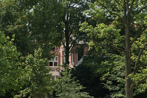Vondelpark: palazzi e vegetazione