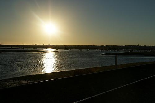 Faro: tramonto sulla laguna