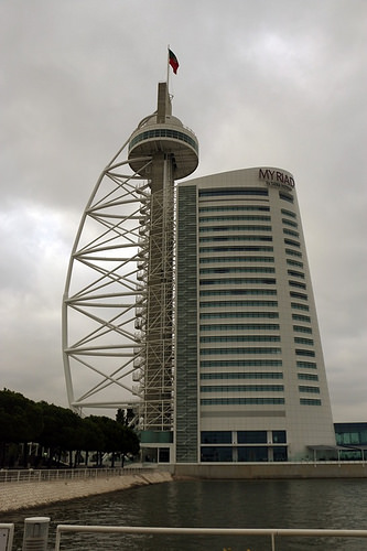 Parco delle nazioni: la torre Calatrava
