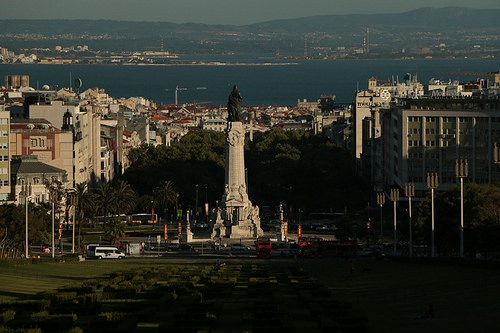 Parque Edoardo VII: la vista su Lisbona