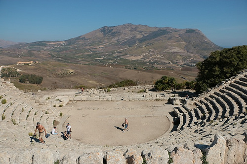 Segesta: teatro greco (ristrutturato dai romani)