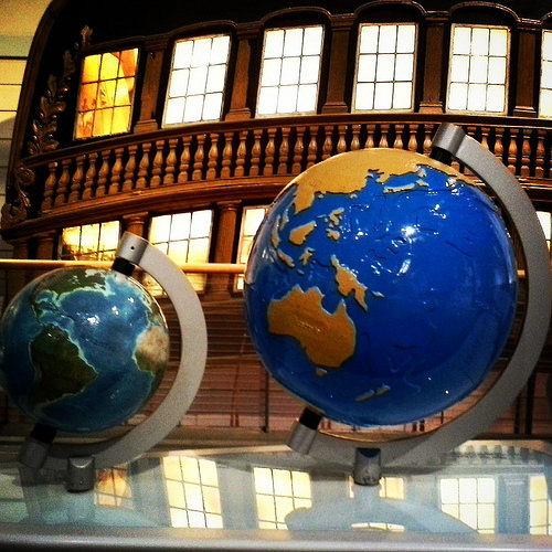 Greenwich, Londra: i mappamondi del National marittime museum