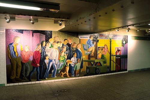 Tour della metropolitana: Mosaici