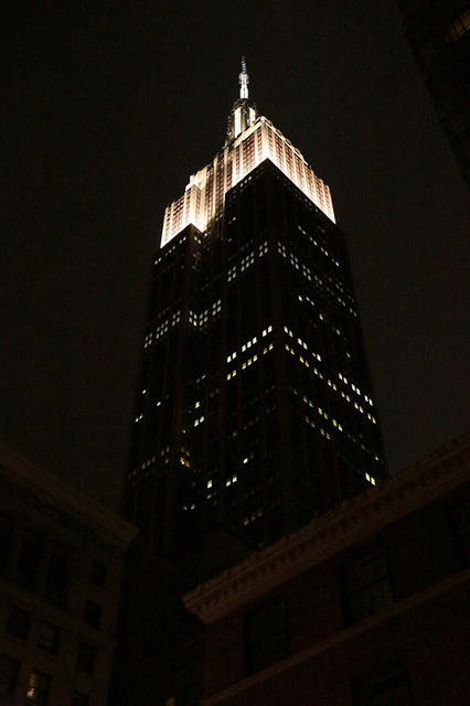 L'Empire State Building di sera