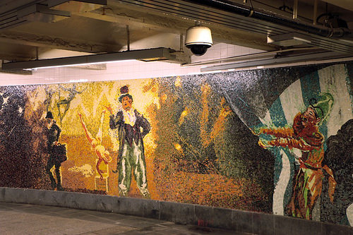 Tour della metropolitana: Mosaici