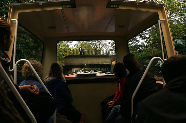 In battello lungo il regents canal