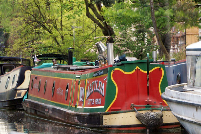 In battello lungo il regents canal
