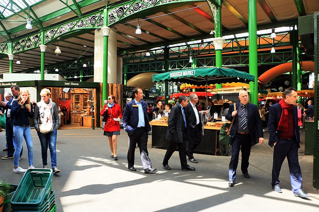 Il borough market, luogo di cibi e profumi