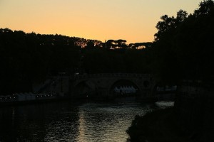 Roma al tramonto