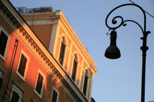 Roma al tramonto
