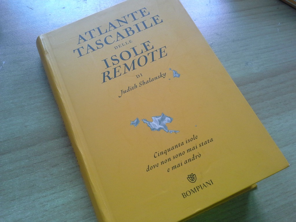 Letteratura di viaggio: “atlante tascabile delle isole remote”