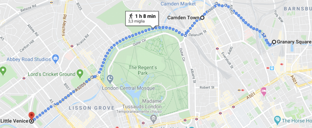 Regent's Canal - Percorso