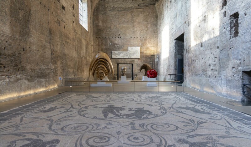 Tony Cragg alle Terme di Diocleziano