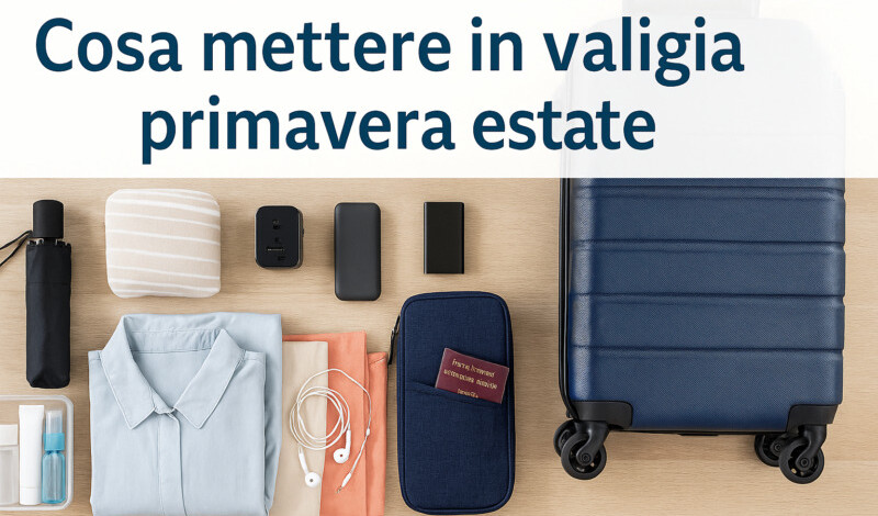Cosa mettere in valigia primavera estate: guida pratica per il bagaglio