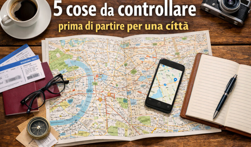 5 controlli da fare prima di partire per un viaggio in città